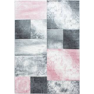 Hawaii Kortluvet tæppe Ternet - Pink - 160x230