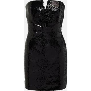 Rebecca Vallance Denise sequined strapless minidress - black - XXL