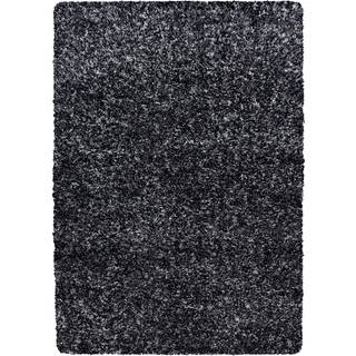 Enjoy Shaggy tæppe Plettet - Antracit - 240x340