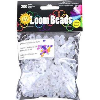 Midwest Design Import 200-delt v?vsb?nd UV-skiftende ponyperleudvikling ?ndrer farve i solen