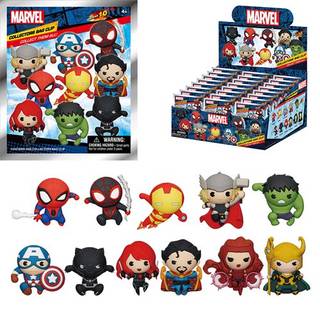 MARVEL - Classic 3D - 3D Foam Bag Clip (Display 24 Pcs)