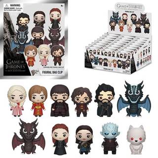 GAME OF THRONES - Series 1 - 3D Foam Bag Clip (Display 24 Pcs)