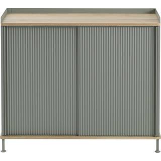 Muuto Enfold Skænk 45x124 Cm etræ / Dusty Green - Skænke og sideboards Stål Wire Olieret Eg - 83688