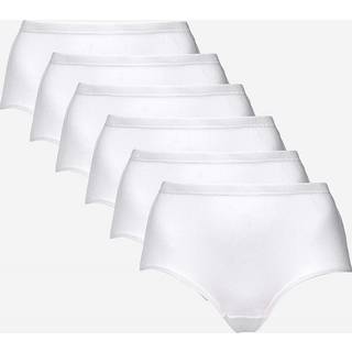 Ribbet trusse i bomuld 6-pack