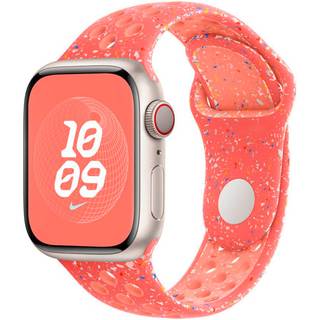 Apple Watch (38/40/SE/41/42mm) Lippa FLOUR Silikonerem - Rød