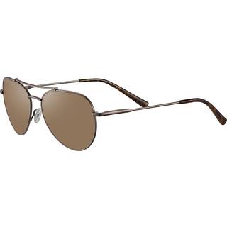 Serengeti Pete Polarized SS599004 58 Solbriller Kvinder Brun - Brushed Bronze - 58mm
