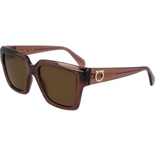 Ferragamo Kvinde SF2014S 511 Solbriller Acetat Violet Firkantet Normal Normal