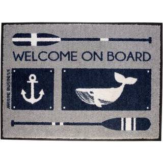 Bådmåtte Marine Business Welcome Anchor, rektangel, 70 x 50 cm