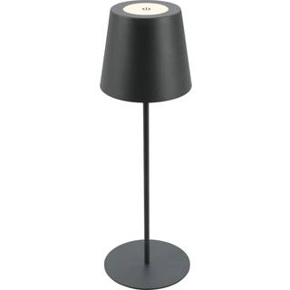 Briloner LED-bordlampe 7508015, antracit 2.700 K IP44 Touchdim dæmpbar, Sort, Stue/spisestue, Metal, Moderne