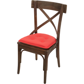 Klear Vu Omega Non-Slips Universal Stol Puder til spisestue K?kken og kontor Brug U-formet skidbestandigt s?depude 15x16 tommer 6 Pack Indigo