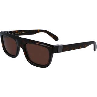 Ferragamo Mand SF2009S 242 Solbriller Acetat Havana Firkantet Normal Normal
