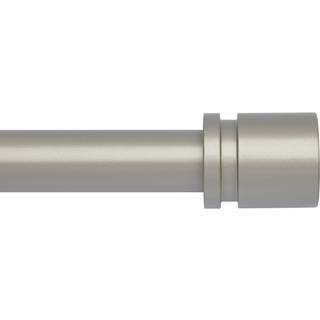 Byondeth gardinstænger til Windows 16 til 48 eller 60 inches Max Justerbar længde 1 tommer Diameter Vinduesgardinstang med aluminiums endehætte b