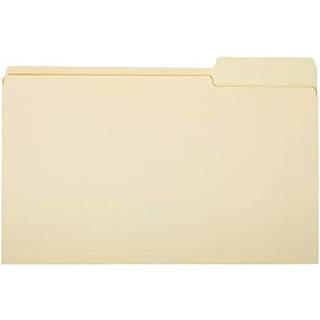 Amazon Basics File Mapper 1/3 faner i forskellige positioner 8,5 x 14 tommer juridisk st?rrelse Manila - pakke med 100