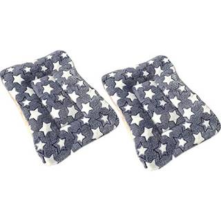 Homeign 2 stk PET -sengem?tter. Ultra bl?dt k?ledyr (hund/kat) seng med s?de tryk. Vendbar faux lambswool kennel pad til mellemstore sm? hunde og