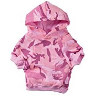 Casual hunde camo hoodie til hunde 7 """" Xs pink