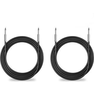 Yuyaokk 2Pack 50 ft 1/4"""" til 1/4"""" h?jttalerkabler ?gte 12AWG patchledninger 1/4 hantommer DJ/PA lydh?jttalerkabel 12 gauge ledning.