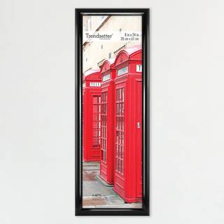MCS Trendsetter 8x24 Poster Frame Black High Gloss Vertical & Horizontal Wall Hanging Large Picture Frame til fotosplakater og kunsttryk (1-pack)