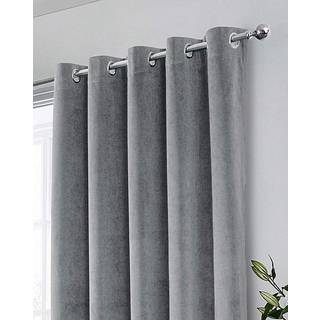 Enhanced Living Enhanced Living Black Thermal Blackout Hampton Readymade Curtains