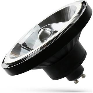 Spectrum LED AR111 LED-pære Spot GU10 10W/840 1050 lumen sort WOJ14567