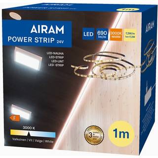 AIRAM LED Strip Power 7,2W/m 3000K IP20 1m 9610488