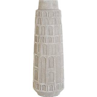 Vase Home ESPRIT Hvid Harpiks 18 x 18 x 52 cm