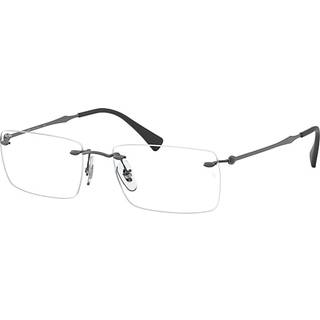 Ray - Ban Unisex RX8755 1128 Optiske stel Titanium Grå Transparent Firkantet Normal