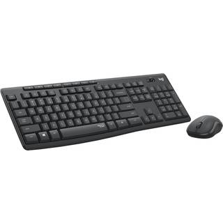 Logitech MK295 Silent - keyboard and mouse set - Hungarian - graphite Input Device - Tastatur & Mus sæt - Ungarsk - Sort