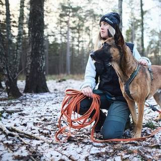 Non-stop Dogwear Friction Long Line 15m Orange, 15m