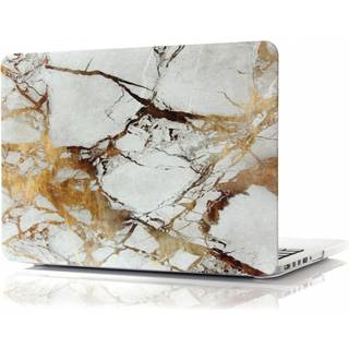 Etui i hård plast til MacBook Pro 16" (A2485) 2021 Marble (Gold)
