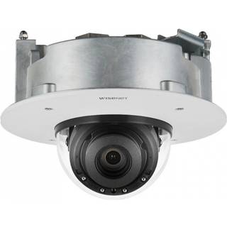Hanwha Vision Dome Kamera XND-8082RF 2,8 - 8,4mm Überwachungskamera mit 6 Megapixel Auflösung. professionelle Kamera für außen - silber