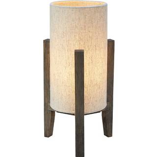 Markslöjd Eruca træ/beige bordlampe