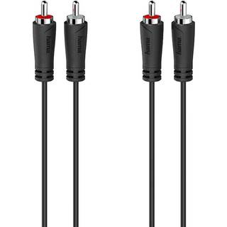 Hama Cable Audio 2 RCA Plugs - 2 RCA Plugs 0.75m