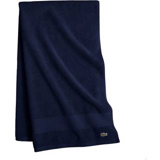 Lacoste Heritage Supima Cotton Bath Sheet Navy 35 """" X 70 """"