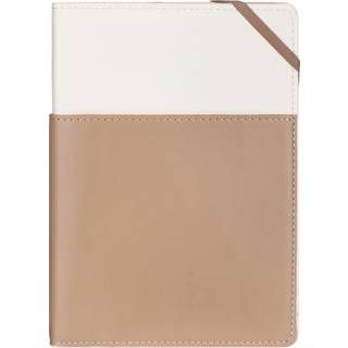 Designworks Ink Notebook With Pocket Beige Offwhite - Notesbog