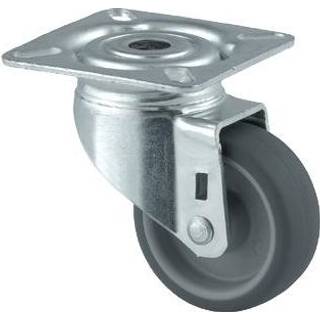 Tente 2470PJO100P50 Hjul Termogummi, plade 77x67 mm 100 mm