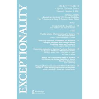 Educating Individuals With Severe Disabilities