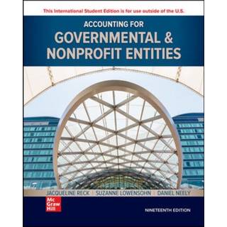 Accounting for Governmental & Nonprofit Entities ISE