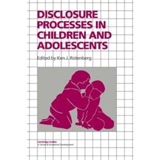 Disclosure Processes in Children and Adolescents