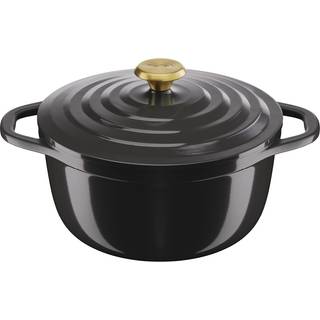 TEFAL AIR Støbejernsgryde 24 cm / 4,7 l Grå E2554604