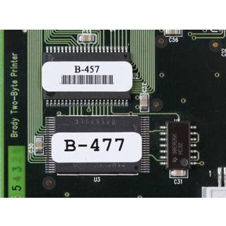 Brady Label hvid polyester bpt-1-8423-2,5