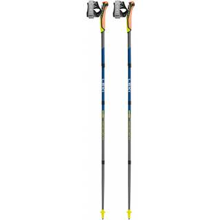 Leki Traveller FX.One Carbon Stavgangsstave størrelse 120 cm farve grey/ neon yellow