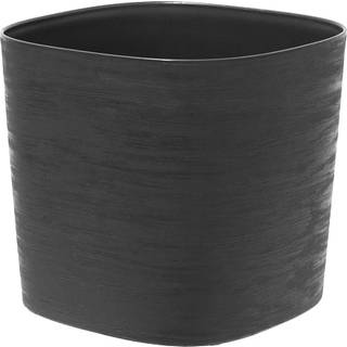 100% Genbrugsplast krukke - Sort - Ø29x29 CM H27 CM