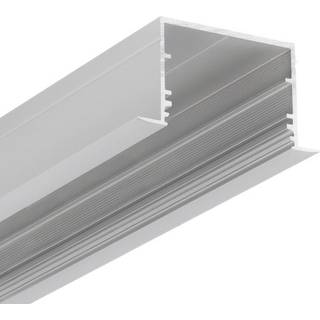 1m aluprofil VARIO30-07 ACDE-9/U9 - Ubehandlet aluminium, indbygget, LED skinne