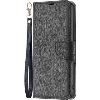 EIDERWOOD Xiaomi Redmi Note 13 (5G) Litchi Læder Flip Cover m. Pung & Strop - Sort