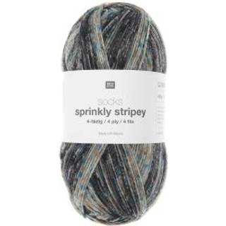 Socks Sprinkly Striply 4-fädig - Clouds