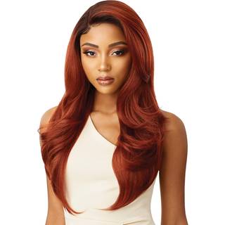 Outre Premium Swiss Lace Front paryk smeltet hrlinje CATALINA re-til-re bld blonde Formonteret elastikbnd (DRFFHAZ)