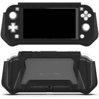 Nintendo Switch Lite 360° Plastik Cover m. Skærmbeskyttelse - Sort