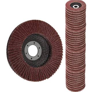 Klapskiver 40 stk 4,5 tommer - 40 60 80 120 Grit Grinding Discs 4 1/2 Assorteret slibningslibning Hjul Aluminiumoxid Abrasives Grinder Disc