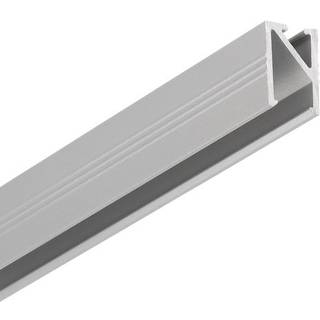 2m aluprofil HI8 C1 - Anodiseret, indbygget, LED skinne