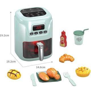 Legetøjs Air fryer med lys og lyd